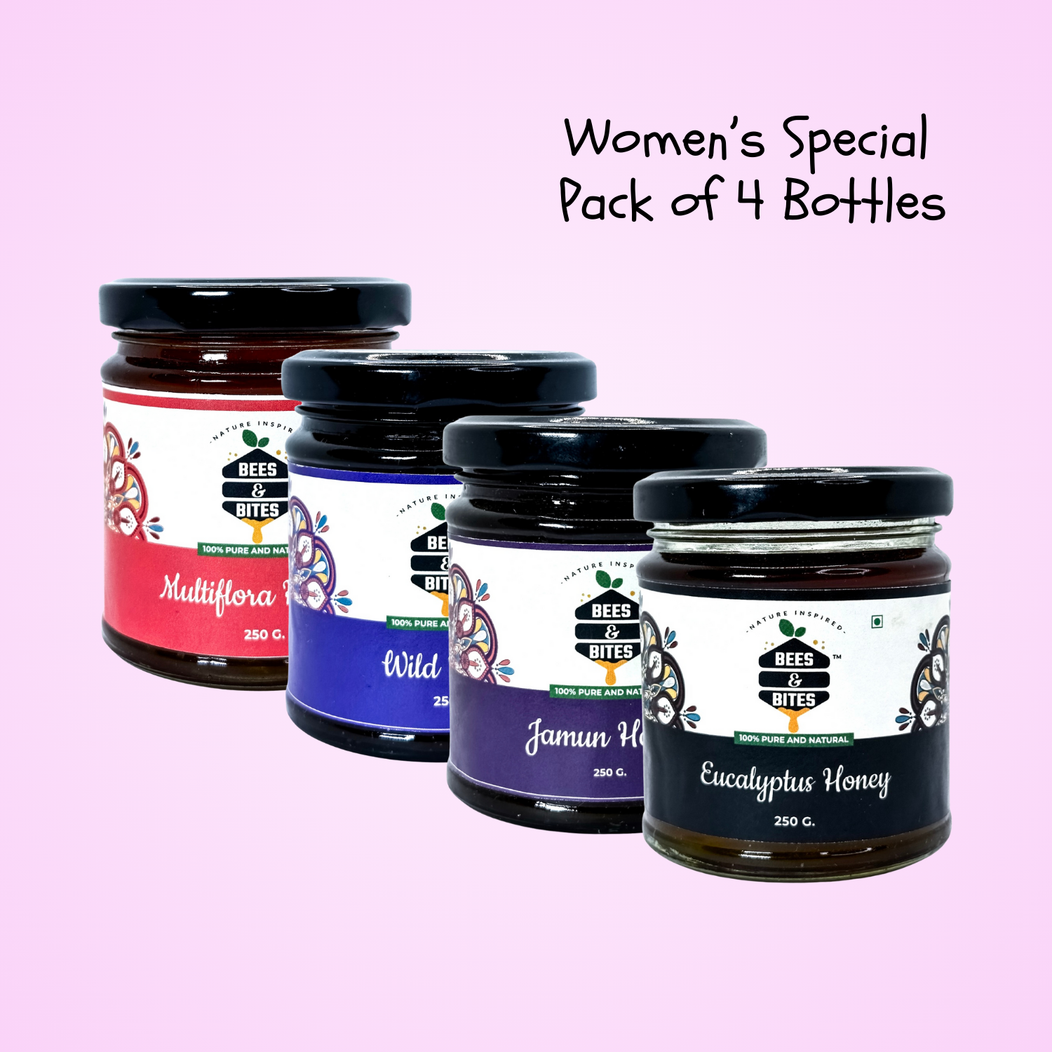 Assorted Honey Combo, Curated for Women's Health & Wellness