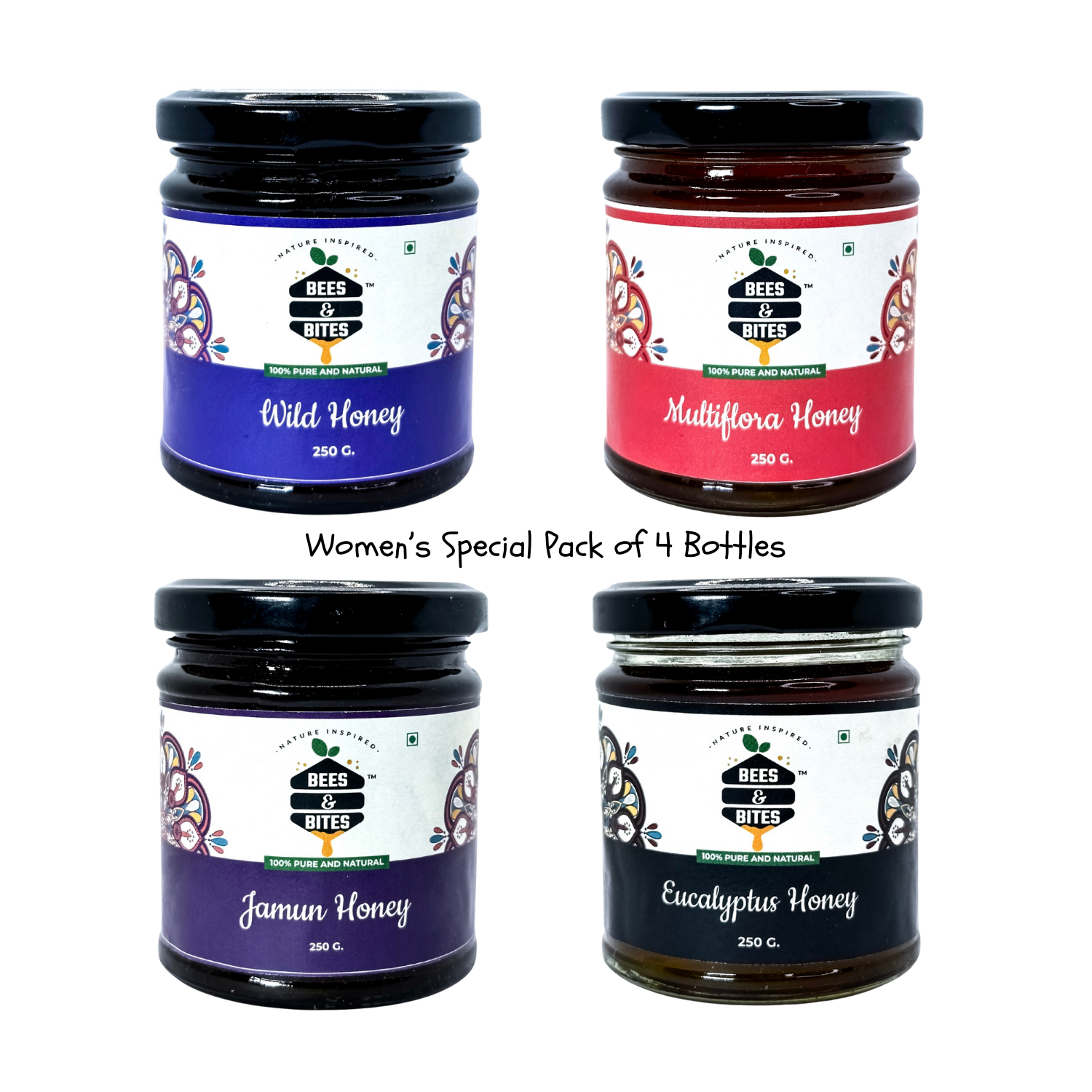 Assorted Honey Combo, Curated for Women's Health & Wellness