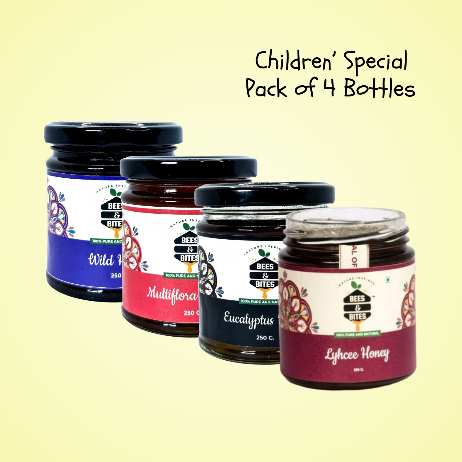 Assorted Honey Combo, Curated for Children's Immunity