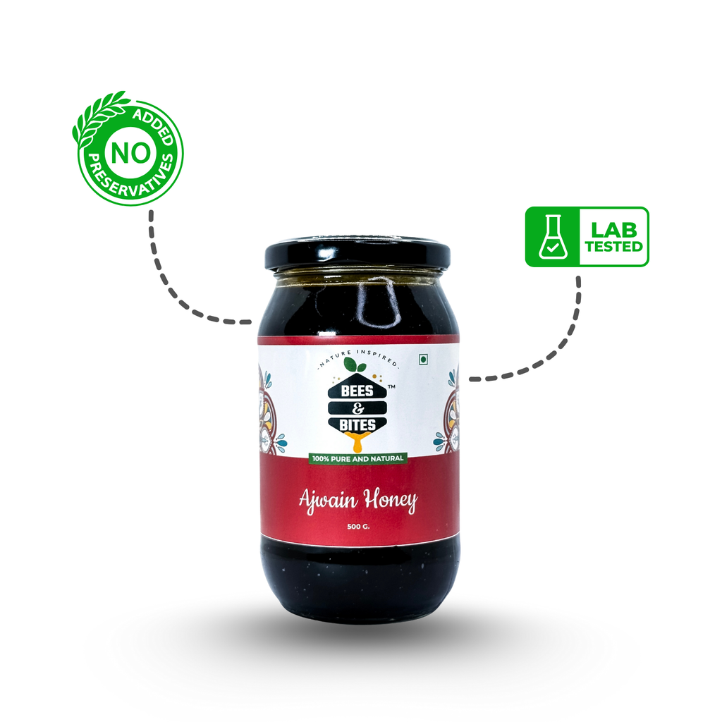 Organic Ajwain Raw Honey