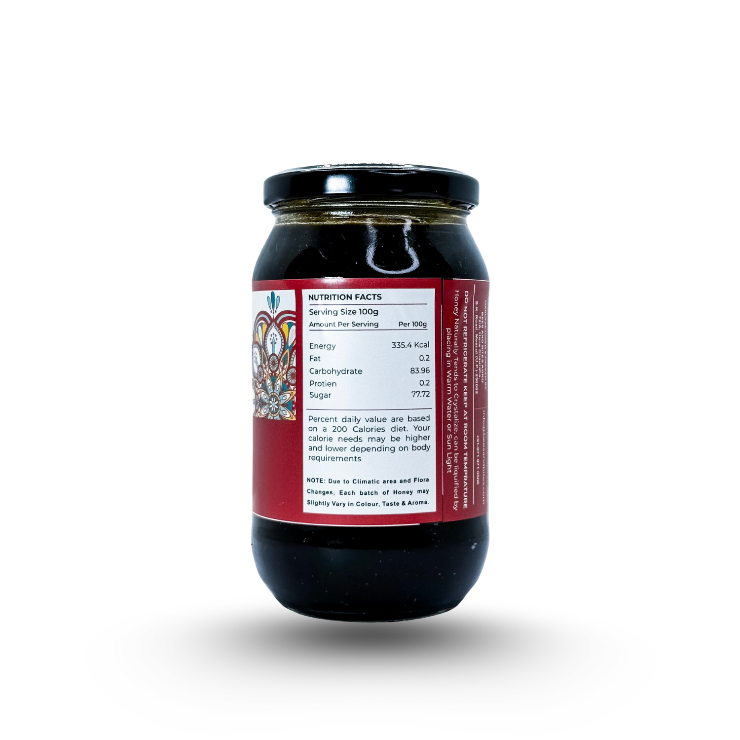 Organic Ajwain Raw Honey