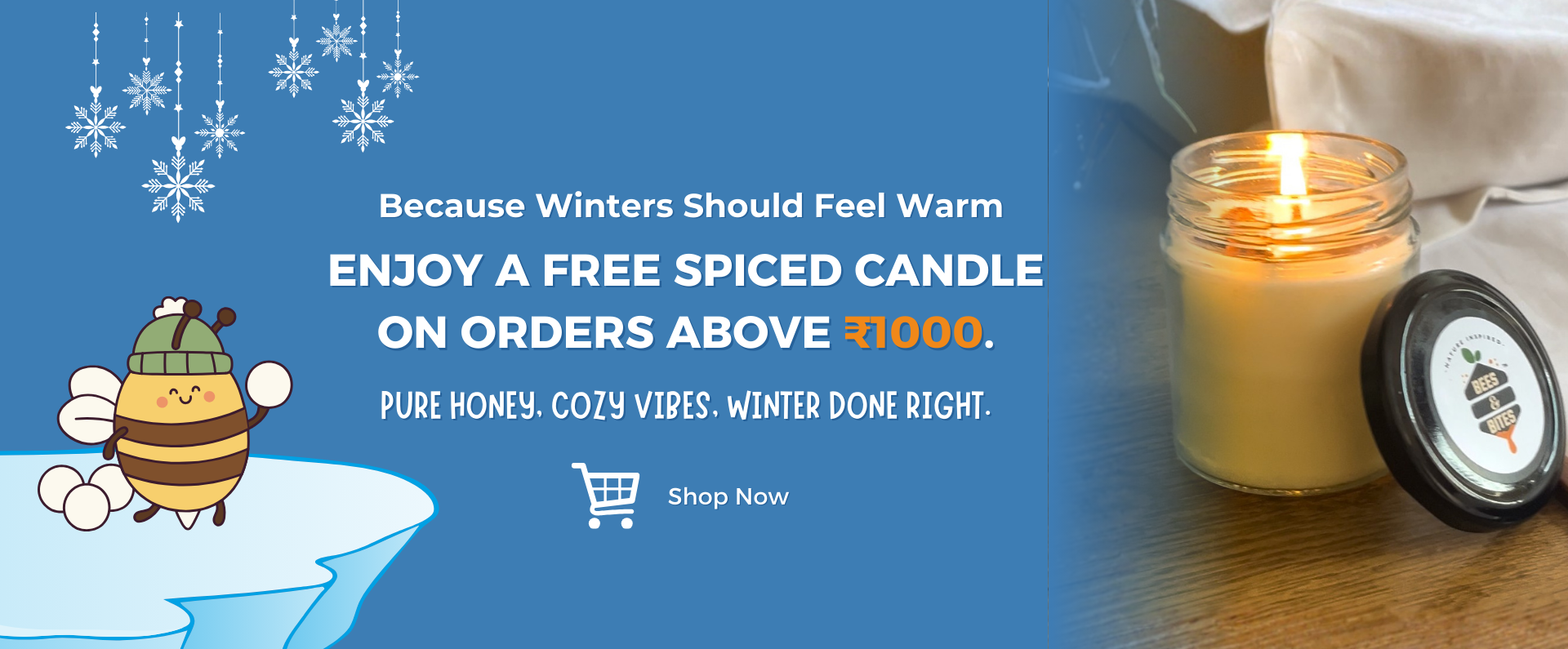 Bees and Bites Desktop Hero